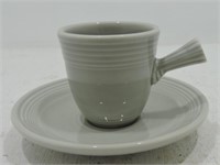 Fiesta Post 86 AD cup & saucer, gray