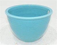 Vintage Fiesta #3 mixing bowl, turquoise, inside