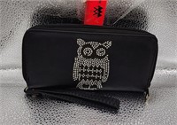 Bedazzled Owl Wallet