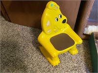 Child's plastic stool