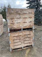 2-Wood Produce Crates