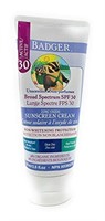Badger Clear Zinc Oxide Sunscreen Cream, Unscented