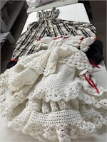 Crochet Dress & Vintage Prom Dress