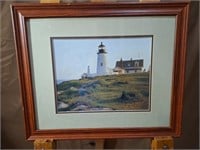 Framed Lighthouse Photo Art