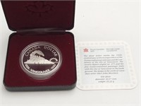 "1886-1986- Royal Canadian Mint Silver Dollar