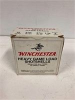 Winchester 12 gauge full box of 25 shells.