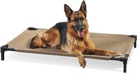 Coolaroo Cooling Elevated Dog Bed , Nutmeg