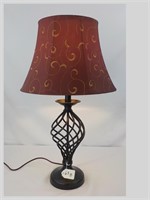 Twisted Metal Table Lamp