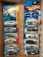 Flat of Hot Wheels