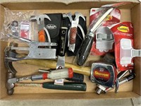 Hammers, Tape Measure, Stapler, and More