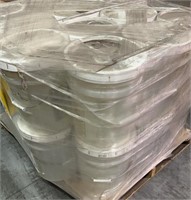Skid of 24 pails of biosque fungus/mold/viral