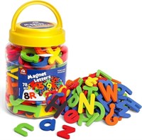 Coogam Magnetic Letters Numbers 78 Pcs Toy Set