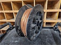 Partial Spool of #8 copper wire