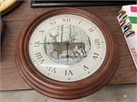 DEER WALL CLOCK