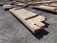 (600) LF Of Cedar Lumber Mixed Sizes