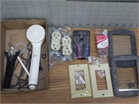 Hardware lot, shower head, outlets and more
