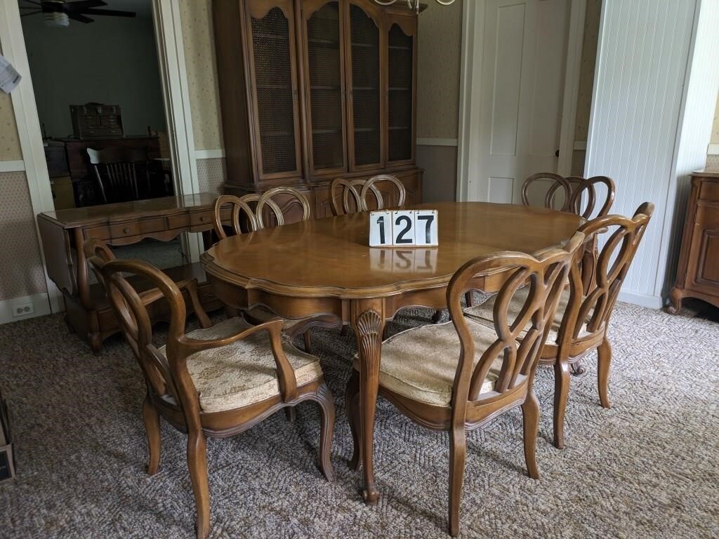 10 Piece White Furniture Co. Dining Room Set