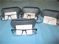 4 Pair - NEW Emporio Armani Eyeglasses Frames