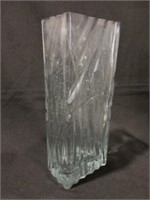 An Umbra Etoile Trans Smoke Art Glass Vase