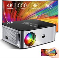 FHD1080P Projector 5G WiFi 4K Support