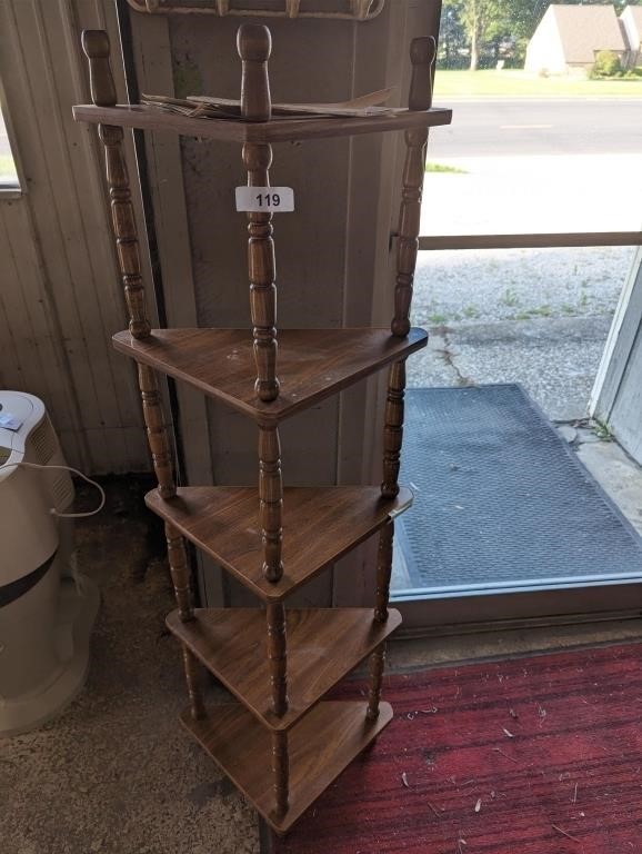 Fiberboard Corner Shelf