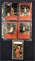 4 Michael Jordan Memorable Moments & EMC Card