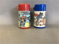 Transformers and Sesame Street Aladdin Thermoses