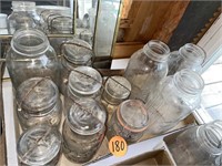 Glass Covered Jars & Others