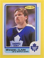 Wendel Clark 1986-87 OPC Rookie Card