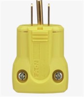 Eaton Heavy Duty Grade Quick Grip Plug, Yellow