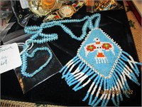 Native American Navajo Thunderbird Beaded Necklace