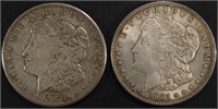 1921 &1921-S MORGAN DOLLARS