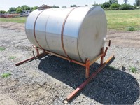 500 Gallon Stainless Steel Tank on a Skid