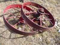Two 31" Steel Wheels