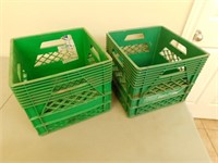2 Milk crates -  not for records