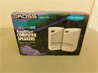 Koss amplified computer speakers - new