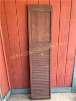 Large wooden shutter