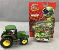 ERTL model, John Deere tractor and racing