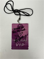 Autograph COA Harry Style VIP Pass
