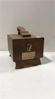 Shoe shine box with products