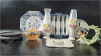 Iridescent Pearl Luster Bud Vases , Decorative