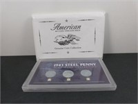 Complete 1943 Steel Penny Mint Mark Collection