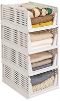 NEW $56 4PK Foldable Clothes Drawer Organizer