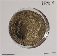 1880 "S" - MORGAN SILVER DOLLAR (14)
