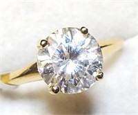 $1800 10K  Moissanite(1.6ct) Ring