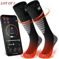 LOT OF 2 - Heated Socks for Men Women Rechargeable