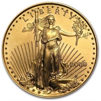 2000 1/4 Oz American Gold Eagle Bu