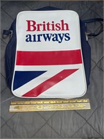 british airways vintage airline bag