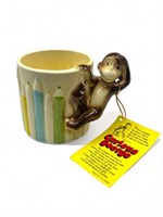 Vintage 1981 Curious George ceramic mug by Gorham