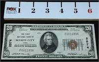 1929 First National Bank of Mason City, IA  $20.00